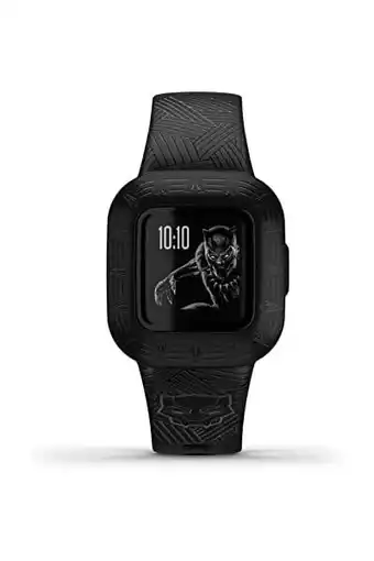 Amazon GARMIN Vívofit Junior 3 | Stappenteller | Marvel Black Panther | Fitness Tracker voor Kinderen | Waterbestendig aanbieding