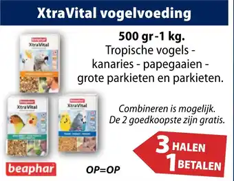 Huisdier Voordeelshop XtraVital vogelvoeding aanbieding