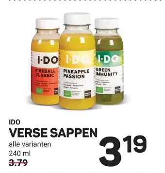 Ekoplaza IDO VERSE SAPPEN aanbieding