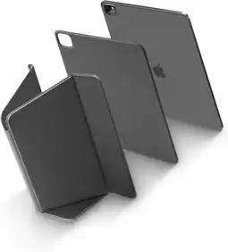 Amazon tomtoc Smart Folio Verticale Case voor 12,9 inch iPad Pro 6e/5e/4e/3e generatie M2&M1 2022-2018, 3-laags, scheidbaar, slanke aanbieding