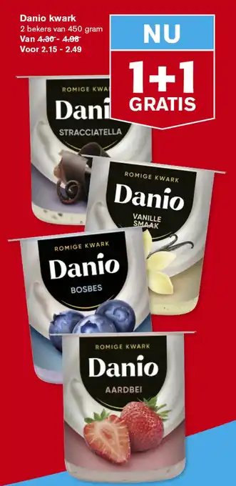 Hoogvliet Danio kwark aanbieding