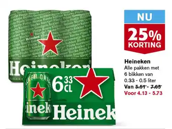 Hoogvliet Heineken aanbieding