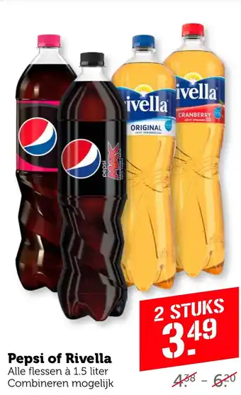 Coop Pepsi of Rivella aanbieding