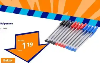 Action Balpennen aanbieding