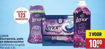 ALDI LENOR Geurparels, pods en wasverzachter aanbieding