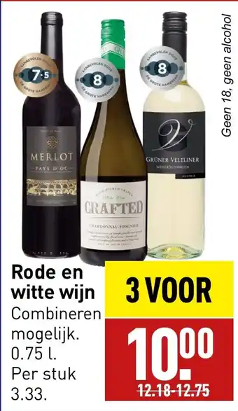 ALDI Rode en witte wijn aanbieding