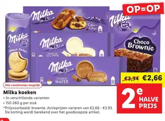 Lidl Milka koeken aanbieding