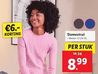 Lidl Damestrui aanbieding