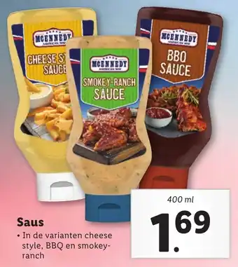 Lidl Saus 400ml aanbieding