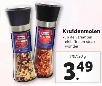 Lidl Kruidenmolen aanbieding