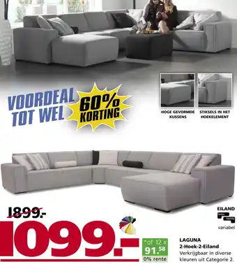 Seats and Sofas Laguna 2-Hoek-2-Eiland aanbieding