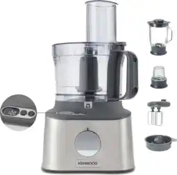 MediaMarkt Kenwood Foodprocessor Multipro Compact+ Fdm313ss aanbieding