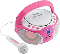 MediaMarkt Lenco Scd-650 Roze aanbieding