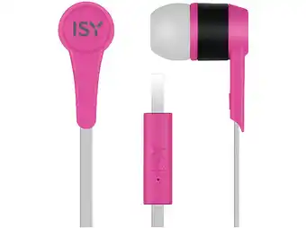 MediaMarkt ISY Iie-1101 Roze aanbieding