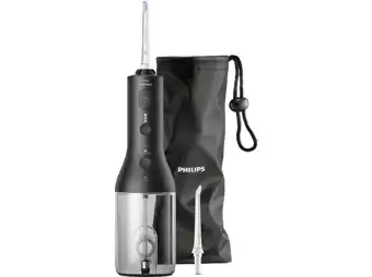 MediaMarkt Philips Hx3826/33 Sonicare Cordless Powerflosser 3000 Zwart aanbieding