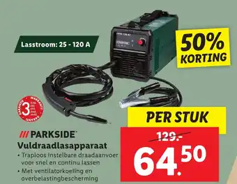 Lidl PARKSIDE Vuldraadlasapparaat aanbieding