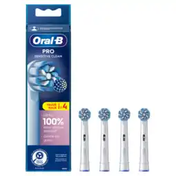 MediaMarkt Oral-b Sensitive Clean Opzetborstel (eb60xf) 4 Stuks aanbieding