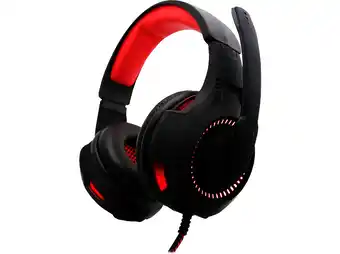 MediaMarkt Qware Gaming-headset Oakland Rood aanbieding