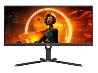 MediaMarkt AOC U34g3xm/eu - 34 Inch 3440 X 1440 (ultrawide Quad Hd) 1 Ms 144 Hz aanbieding