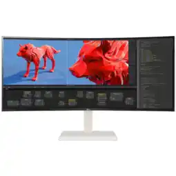 MediaMarkt LG 38wr85qc-w.aeu - 38 Inch 3840 X 1600 Ips-paneel In Hoogte Verstelbaar aanbieding