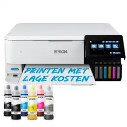 MediaMarkt Epson Ecotank Et-8500 - Printen Kopiëren En Scannen Inkt Navulbaar Inktreservoir aanbieding