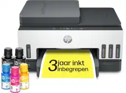MediaMarkt HP Smart Tank 7605 - Printen Kopiëren En Scannen Inkt Navulbaar Inktreservoir aanbieding