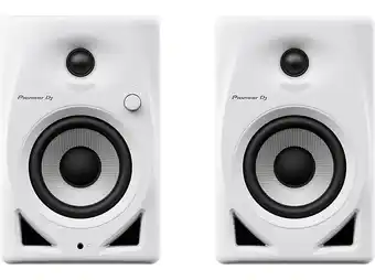 MediaMarkt Pioneer Dj Dm-40d 4 Inch - Wit aanbieding