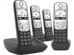 MediaMarkt Gigaset A690a Quattro Zwart aanbieding