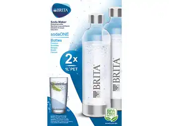 MediaMarkt Brita Sodaone Petflessen 1 Liter 2-pack aanbieding