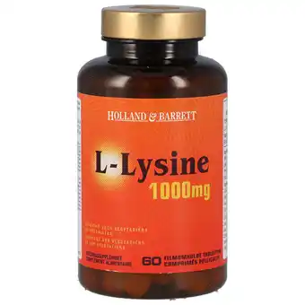 Holland & Barrett Holland & Barrett L-Lysine, 1000mg (60 Tabletten) aanbieding