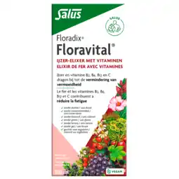 Holland & Barrett Floradix Floravital Ijzer-Elixir met Vitaminen - 250ml aanbieding