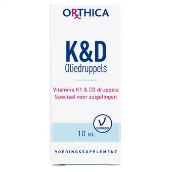 Holland & Barrett Orthica Vitamine K&D Druppels (10ml) aanbieding