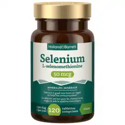 Holland & Barrett Holland & Barrett Selenium 50mcg - 120 tabletten aanbieding