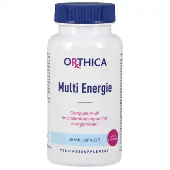 Holland & Barrett Orthica Multi Energie - 60 Mini Softgels aanbieding