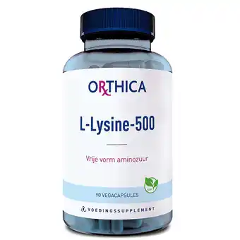 Holland & Barrett Orthica L-Lysine 500 - 90 capsules aanbieding