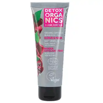 Holland & Barrett Natura Siberica Detox Organics Kamchatka Black 2-in-1 Face Scrub & Mask - 75ml aanbieding