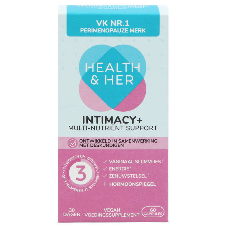 Health & Her Intimacy+ MultiNutriënt Support 60 capsules aanbieding