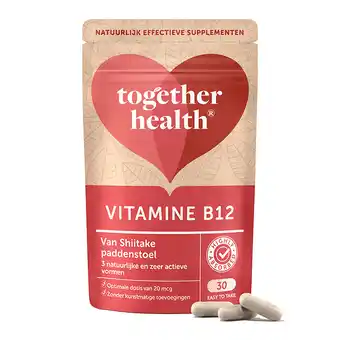 Holland & Barrett Together Health Vitamine B12 van Shiitake Paddenstoel - 30 capsules aanbieding