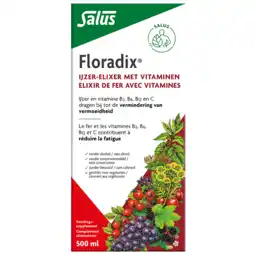 Holland & Barrett Floradix IJzer-Elixer Met Vitamines (500ml) aanbieding