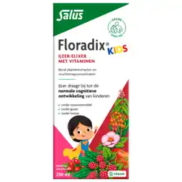 Holland & Barrett Salus Floradix IJzer Kids - 250 ml aanbieding
