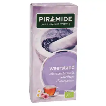 Holland & Barrett Piramide Weerstand - 20 theezakjes aanbieding