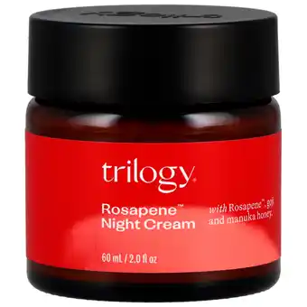 Holland & Barrett Trilogy Rosapene Night Cream - 60ml aanbieding