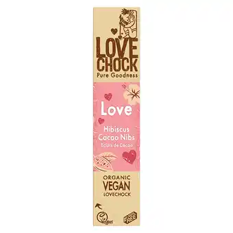 Holland & Barrett Lovechock Love Hibiscus Cacao Nibs - 40g aanbieding