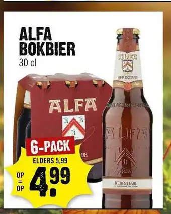 Dirck 3 Alfa Bokbier aanbieding