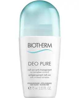ICI Paris XL Biotherm Roll On Deodorant Biotherm - Deo Pure Roll On Deodorant - 75 ML aanbieding