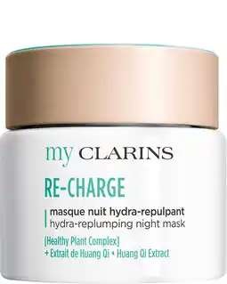 ICI Paris XL Clarins My Clarins Re Charge Relaxing Sleep Mask Clarins - Myclarins My Clarins Re-charge Relaxing Sleep Mask aanbieding