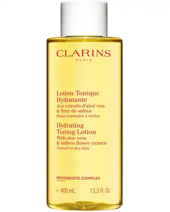 ICI Paris XL Clarins Hydrating Toning Lotion Clarins - Cleansing & Toning Hydrating Toning Lotion aanbieding