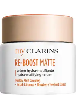 ICI Paris XL Clarins My Clarins Re Boost Matifying Hydrating Cream Clarins - Myclarins My Clarins Re-boost Matifying Hydrating Cream - 50 aanbieding