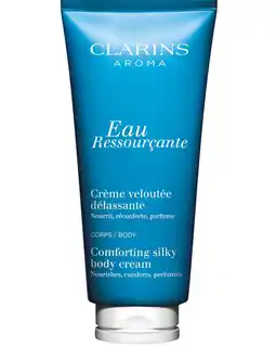 ICI Paris XL Clarins Silky Smooth Body Cream Eau Ressourcante Clarins - Clarins Aroma Silky-smooth Body Cream - Eau Ressourçante - 200 ML aanbieding