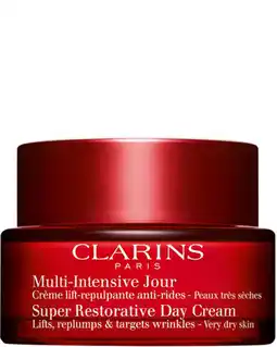ICI Paris XL Clarins Super Restorative Day Cream Very Dry Skin Clarins - Super-restorative Super Restorative Day Cream - Very Dry Skin - 5 aanbieding